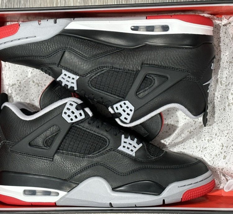 Nike Air Jordan Retro 4 Bred Reimagined