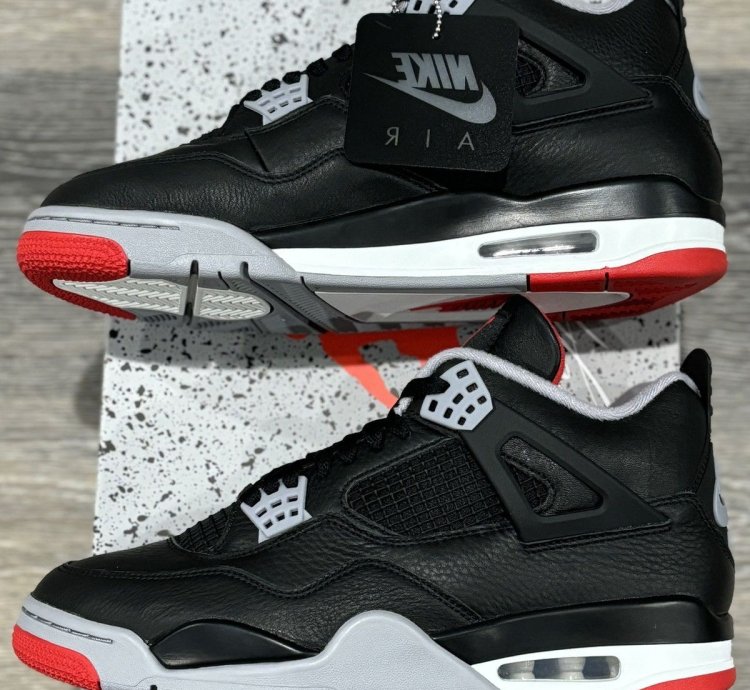 Nike Air Jordan Retro 4 Bred Reimagined