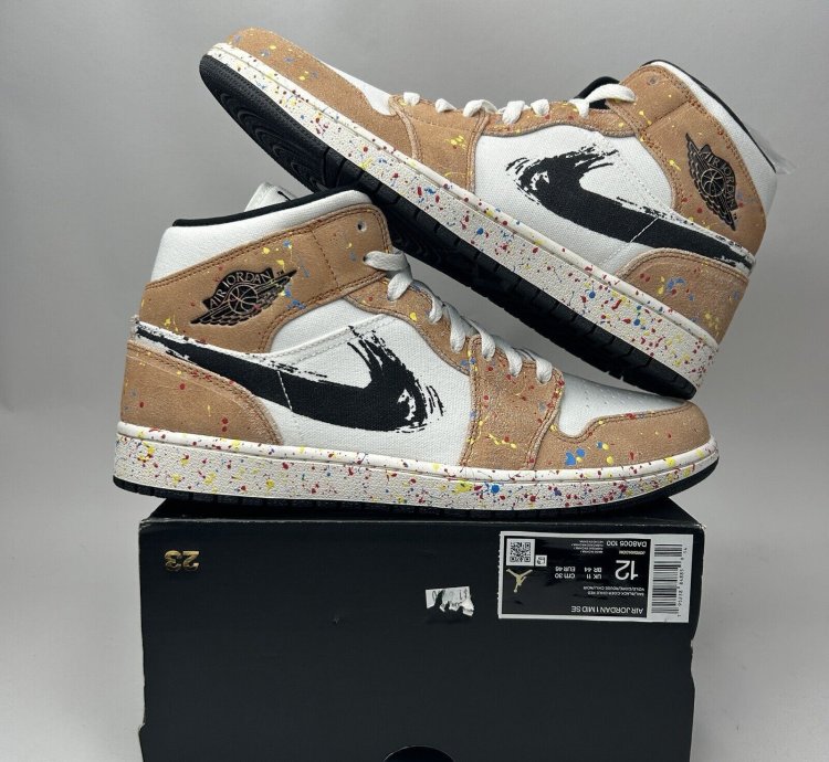 Nike Jordan 1 Retro Mid SE Brushstroke 2023