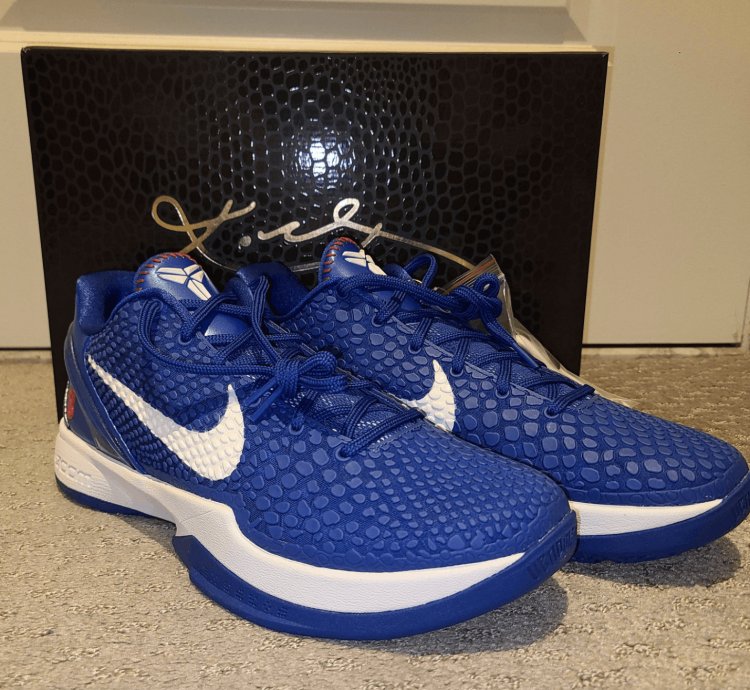 Nike Kobe 6 Protro LA Dodgers Game Royal Blue Size 11 New