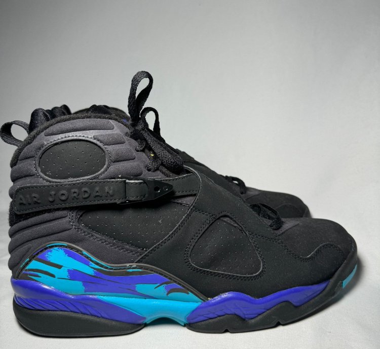 Size 10 5 - Nike Air Jordan 8 Retro Aqua 2007 Men Shoes