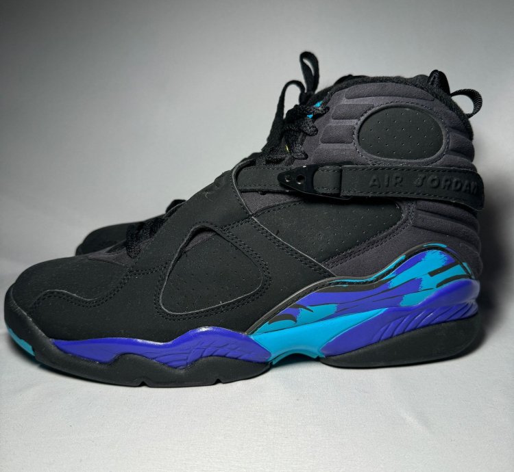 Size 10 5 - Nike Air Jordan 8 Retro Aqua 2007 Men Shoes