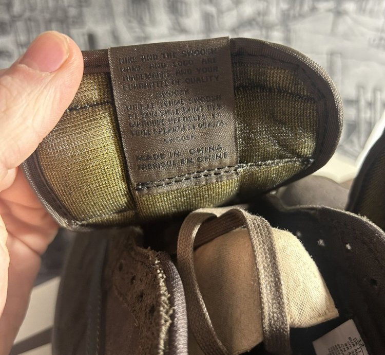 Size 12 Travis Scott Air Jordan 1 Velvet Brown