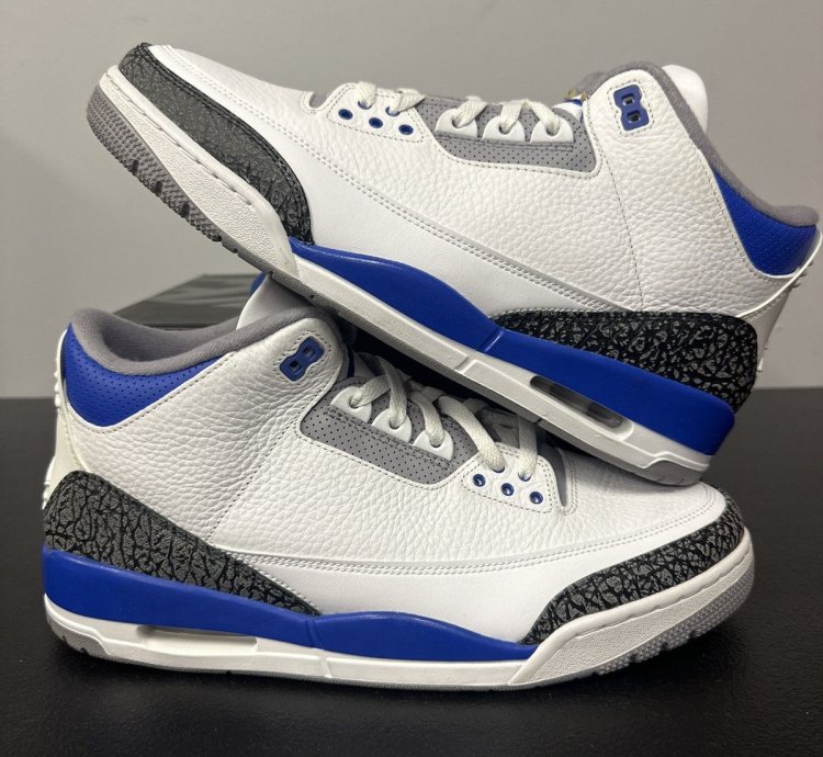 Size 13 - Jordan 3 Retro Mid Racer Blue