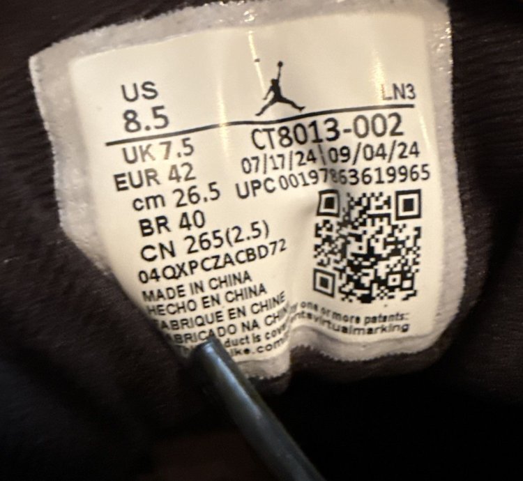Size 8 5 - Jordan 12 Flu Game (2025) Ships Today