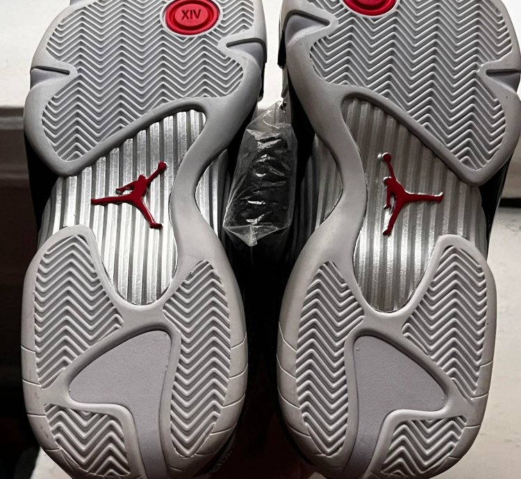 Supreme Jordan 14 black white Red