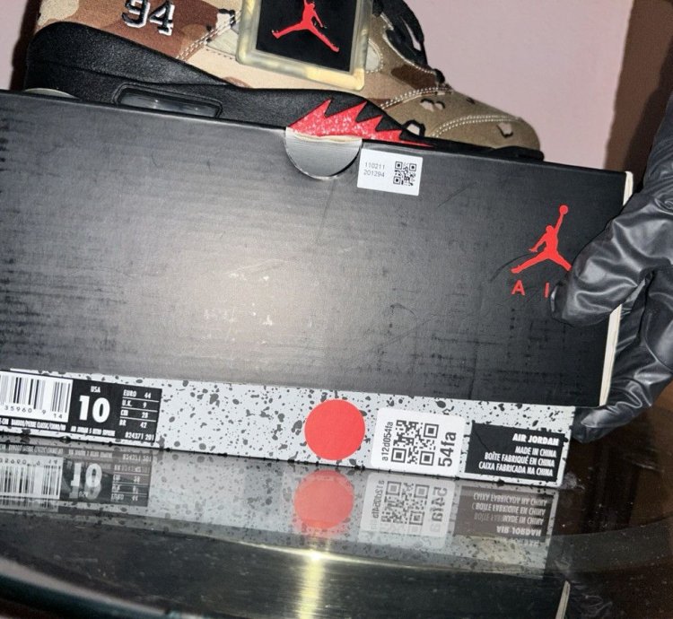 Supreme Jordan 5 Desert Camo OG all