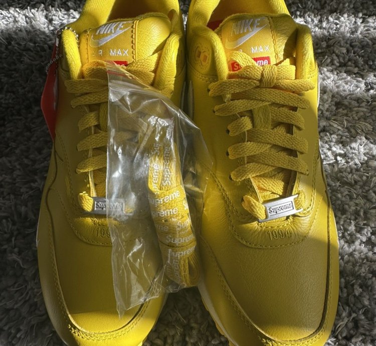 Supreme Nike Air Max 1 Speed Yellow