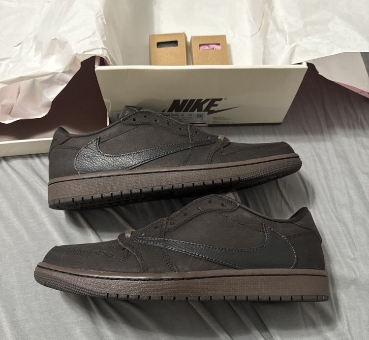 Travis air Jordan 1 low mocha