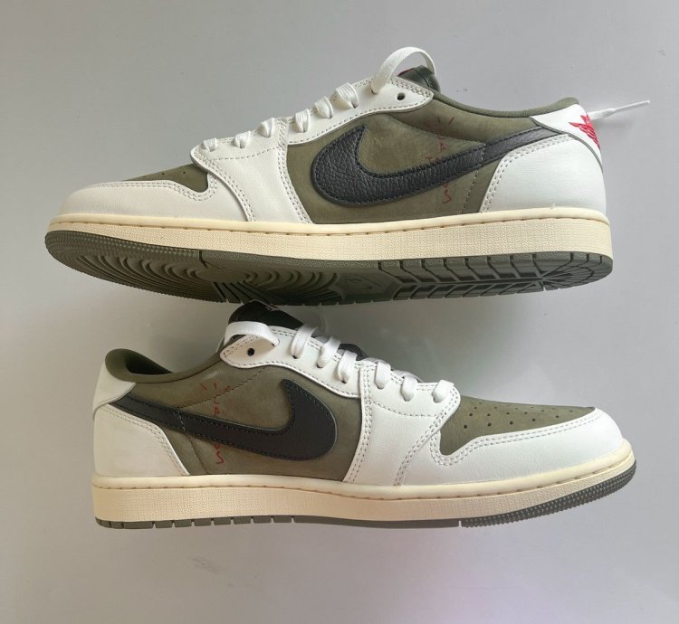Travis Scott Air Jordan 1 Low SP Medium Olive