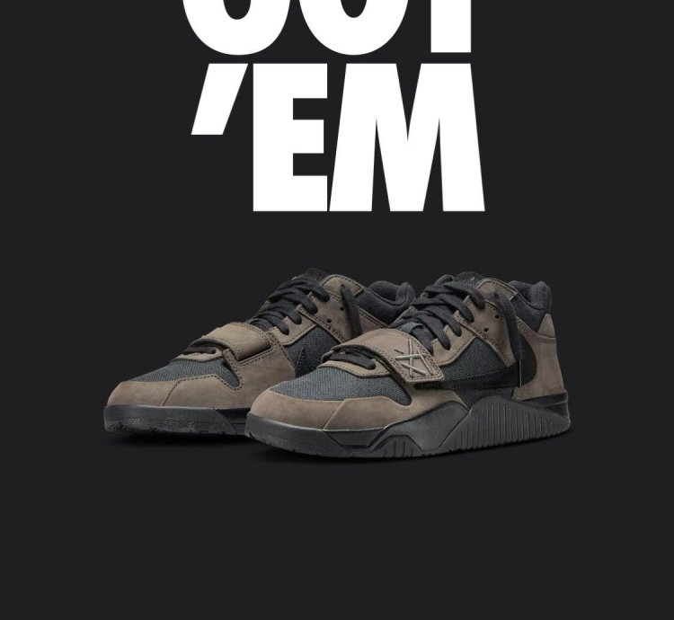 Travis Scott Jumpman Jack TR Dark Mocha Size 11 New