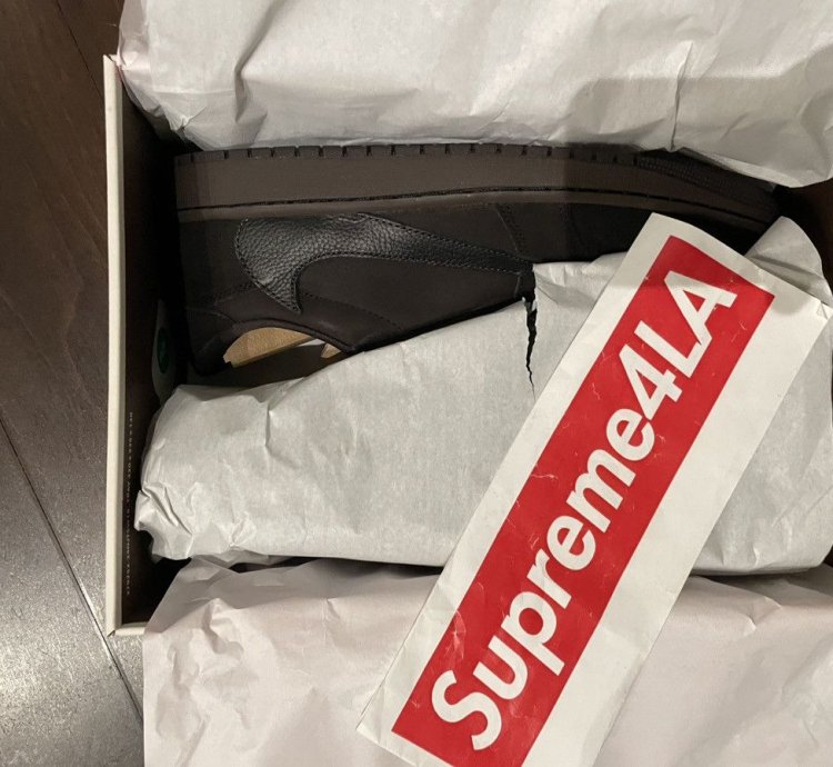 Travis Scott Velvet Brown Jordan 1 Retro Low OG SP Size 11