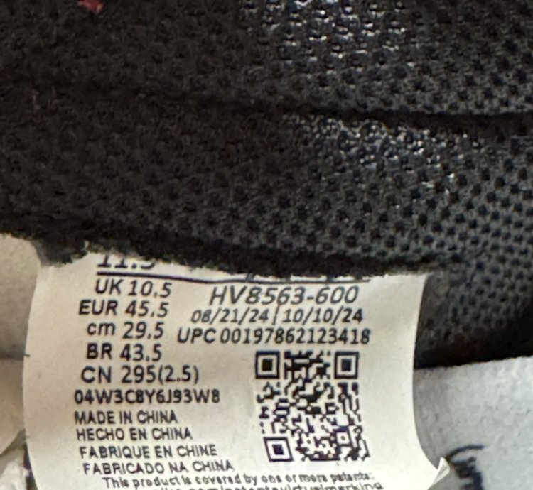 Union La Jordan 1 - Chicago Shadow- size 11 5