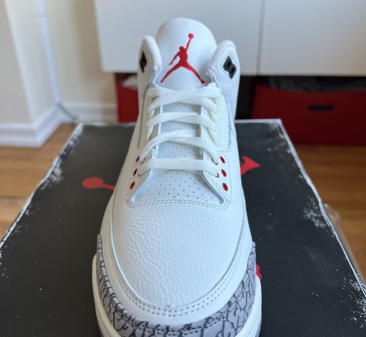 White Cement Air Jordan 3