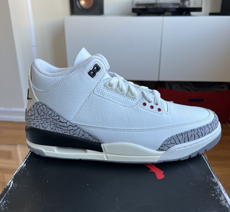 White Cement Air Jordan 3