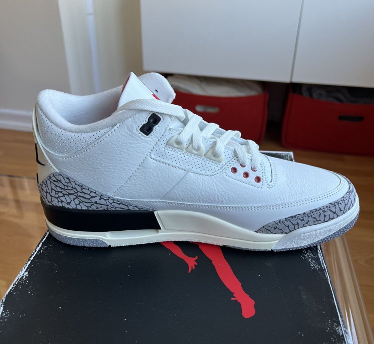 White Cement Air Jordan 3