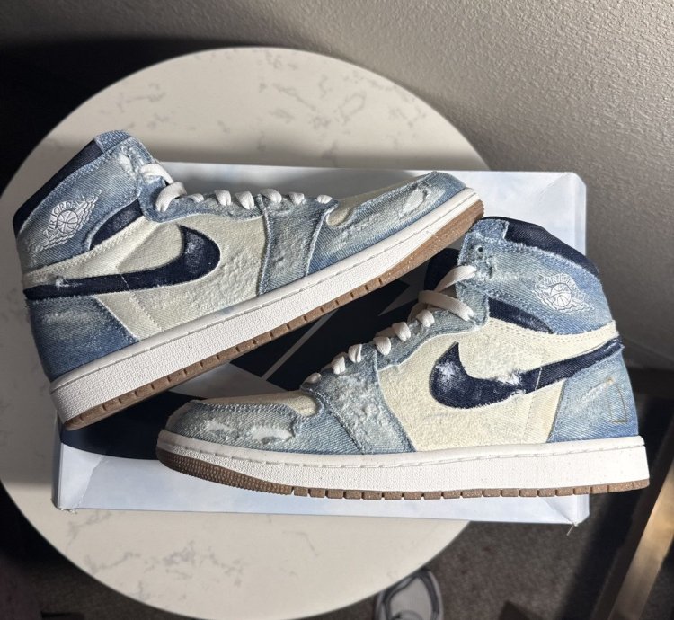 Who Decides War Air Jordan 1 High Denim 1 of 150
