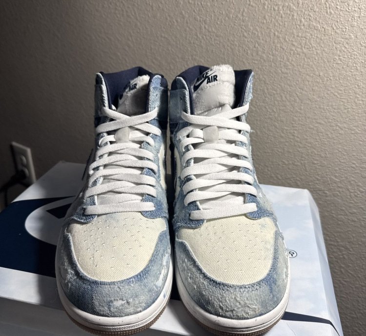 Who Decides War Air Jordan 1 High Denim 1 of 150