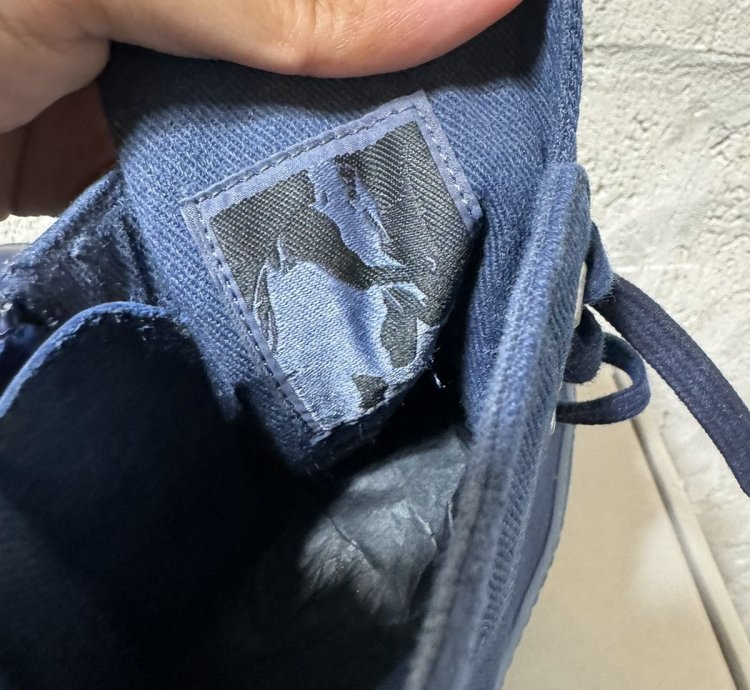 (NEW) RICK OWENS DRKSHDW High Top Ramones Blue