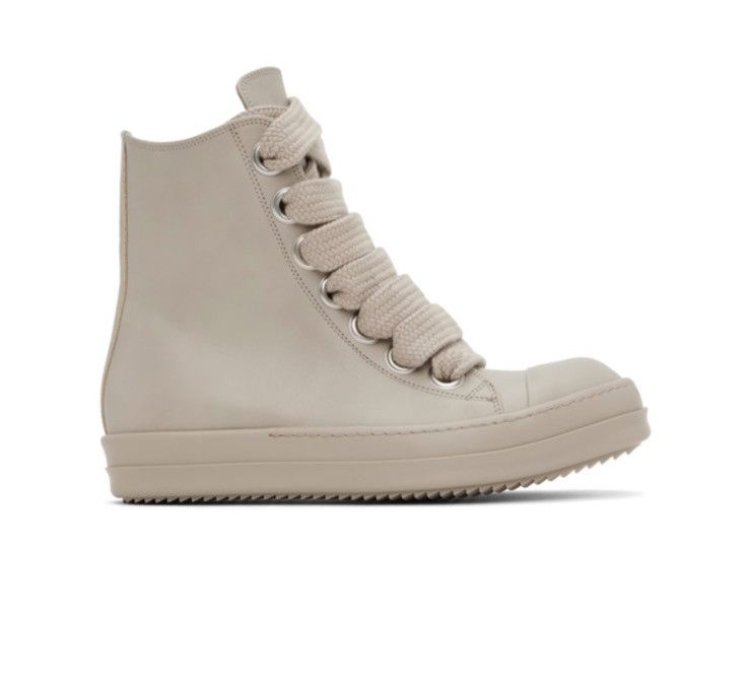 1274 MAINLINE PEARL LEATHER RAMONES JUMBO LACE GREY