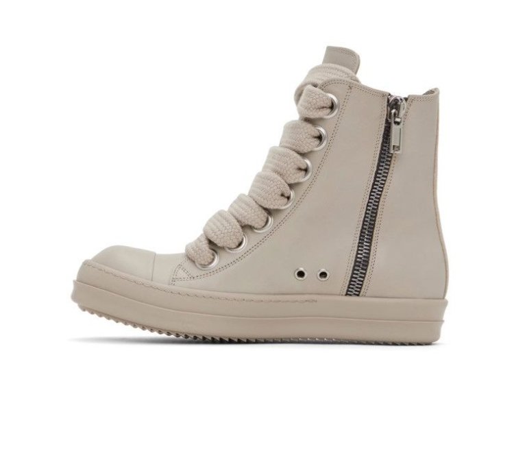 1274 MAINLINE PEARL LEATHER RAMONES JUMBO LACE GREY