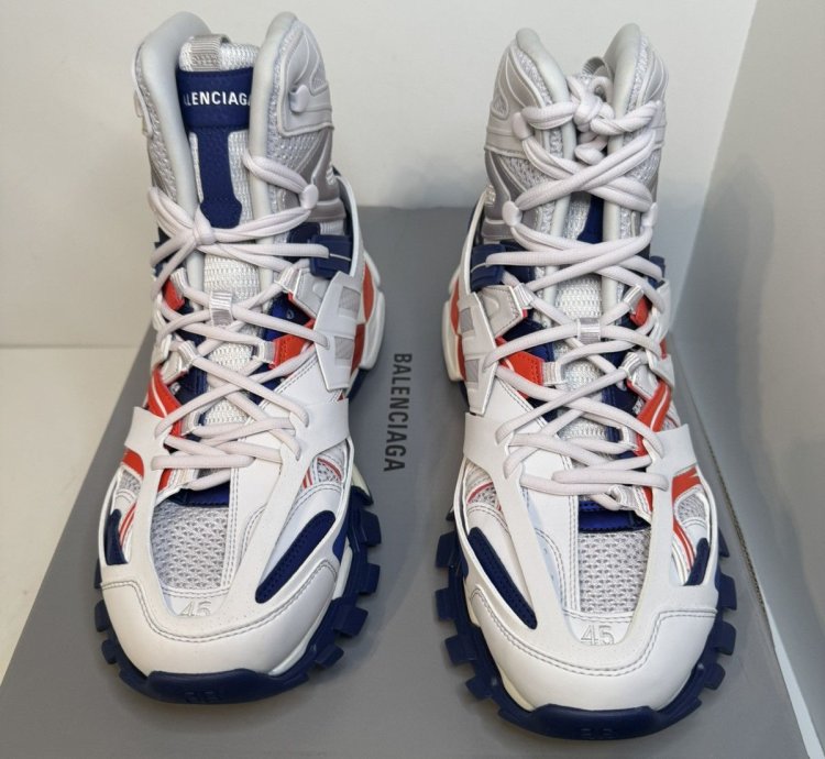 1290 Balenciaga Track Hike Multi Color High-Top Sneakers