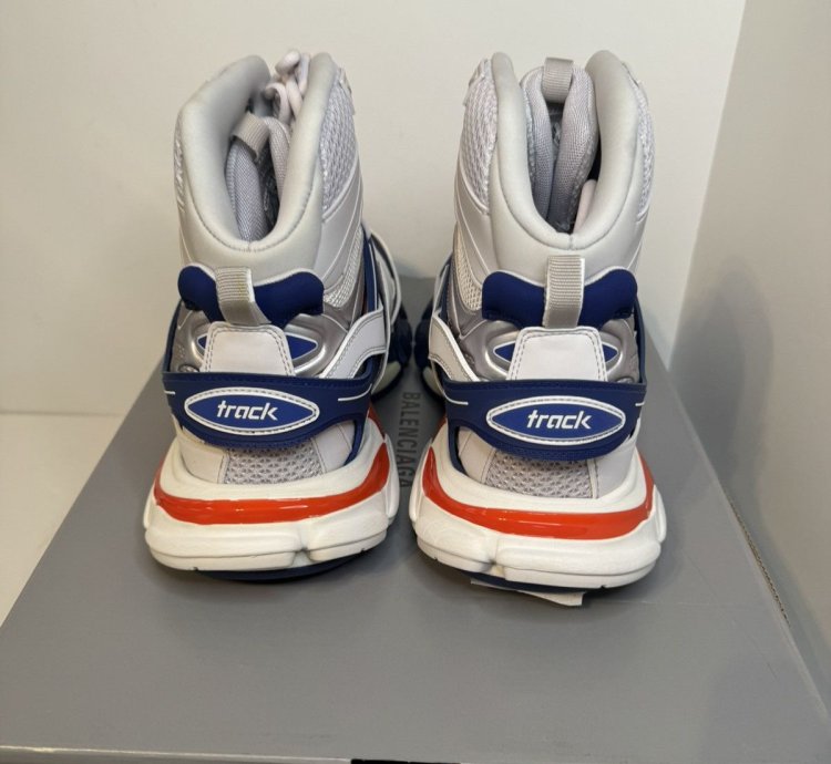 1290 Balenciaga Track Hike Multi Color High-Top Sneakers