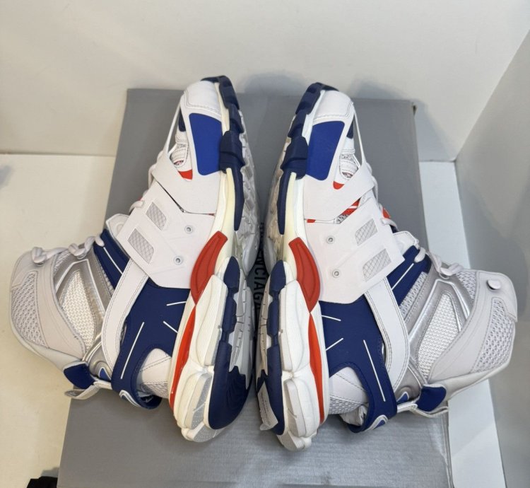1290 Balenciaga Track Hike Multi Color High-Top Sneakers