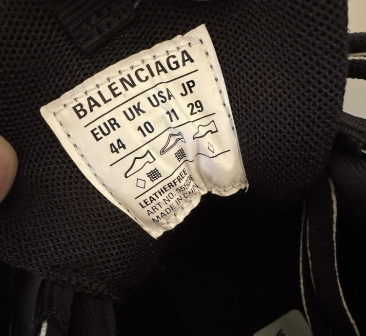 1500 Balenciaga Track LED Sneaker Black NEW Box Authentic