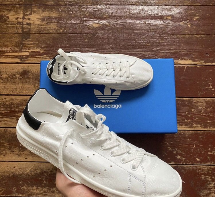 Adidas Balenciaga Stan Smith black white