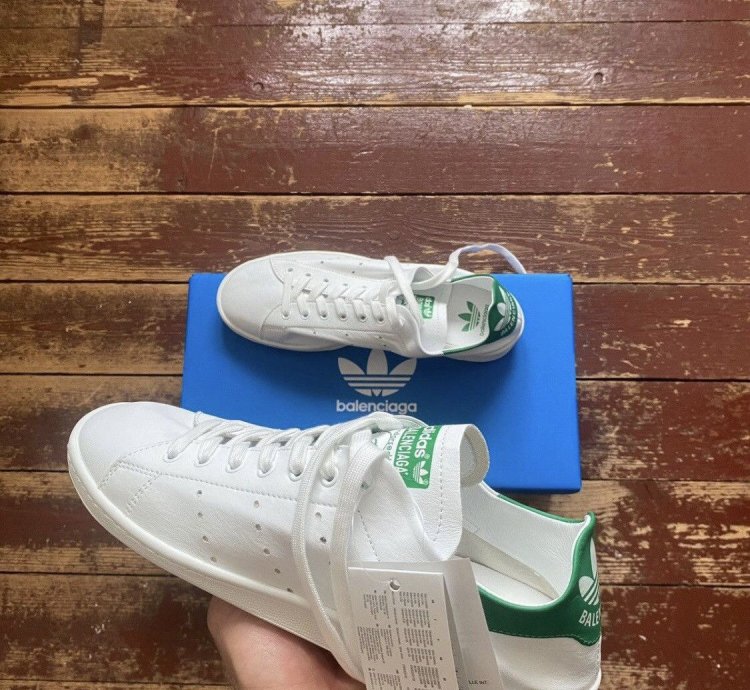 Adidas Balenciaga Stan Smith white green