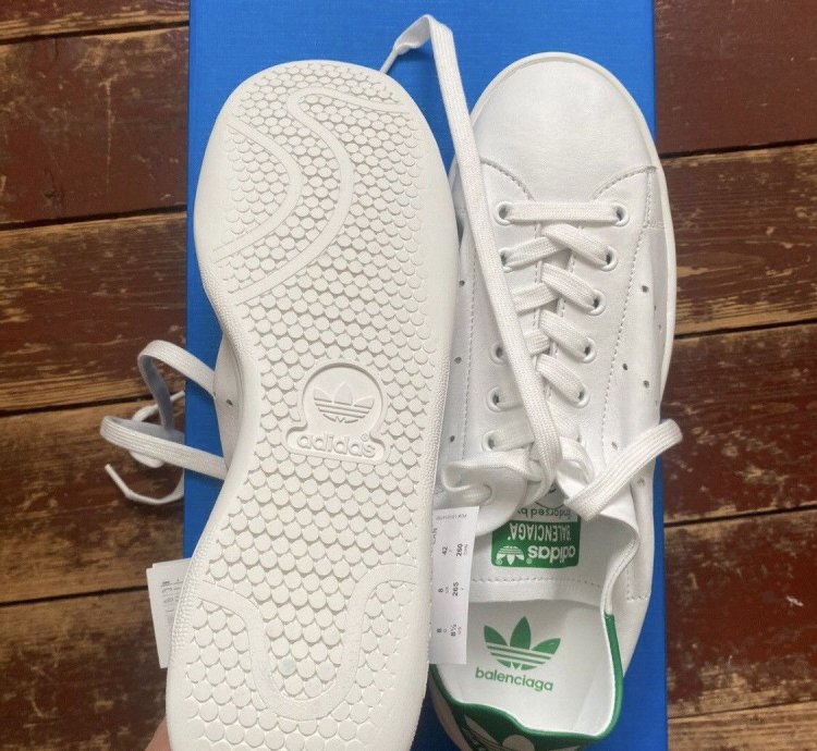 Adidas Balenciaga Stan Smith white green