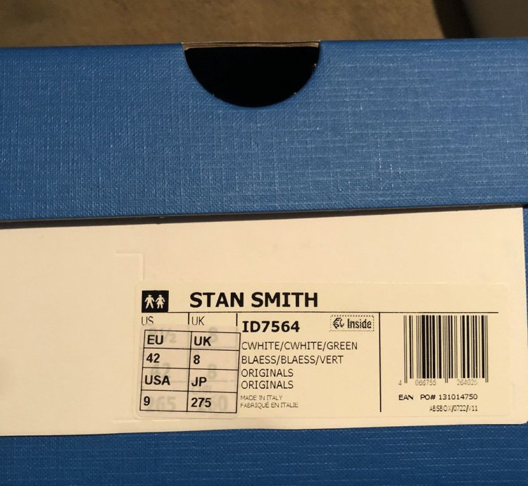 Adidas Balenciaga Stan Smith white green