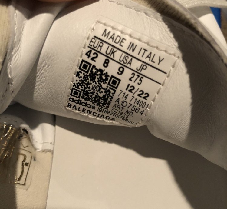 Adidas Balenciaga Stan Smith white green