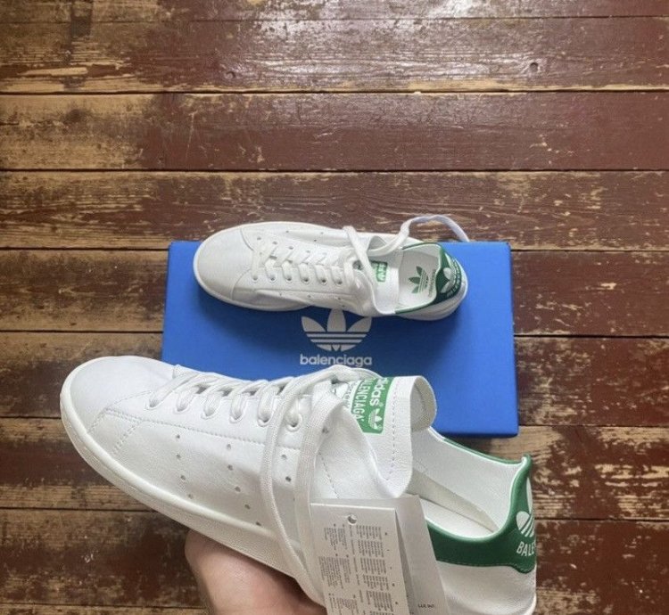 Adidas Balenciaga Stan Smith white green US 10