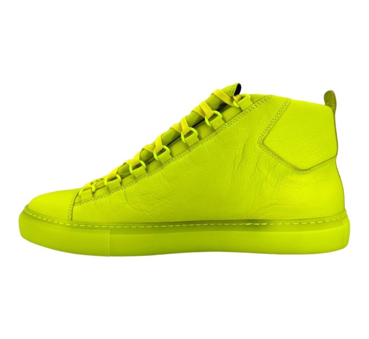 Arena Sneaker High Leather Neon Green