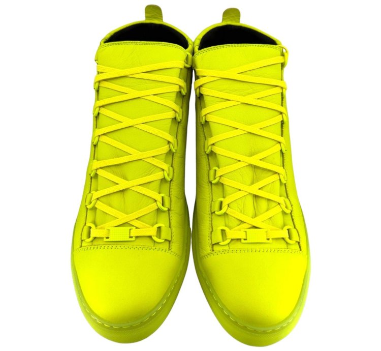 Arena Sneaker High Leather Neon Green