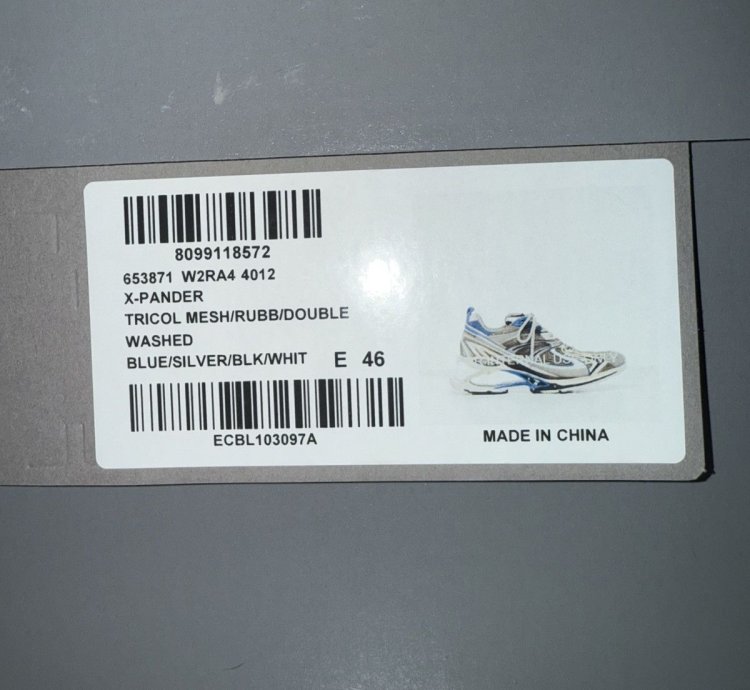 Balenciaga - Pander Blue Grey Size 46- Brand New Sneakers