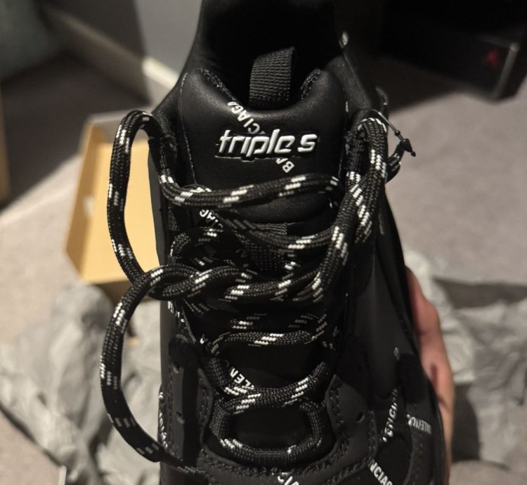 Balenciaga - Triple All Over Logo - Black