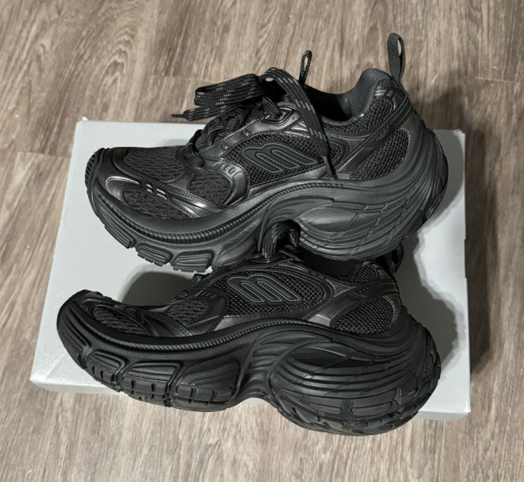 Balenciaga 10X Triple Black Mesh Sneakers