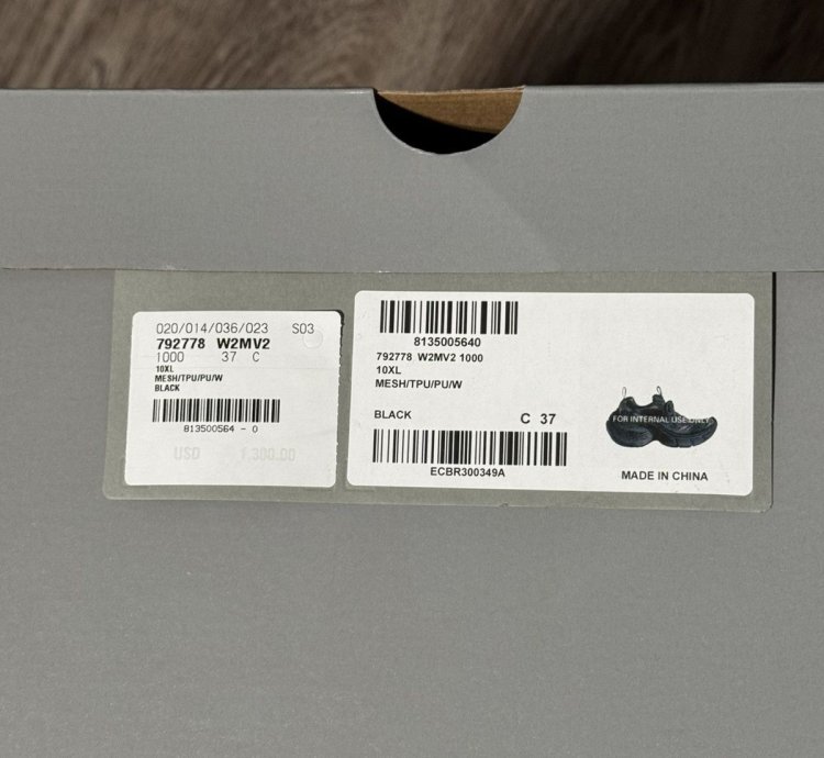 Balenciaga 10X Triple Black Mesh Sneakers