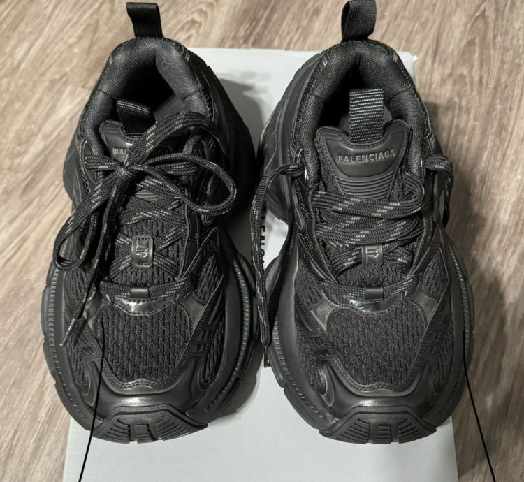 Balenciaga 10X Triple Black Mesh Sneakers