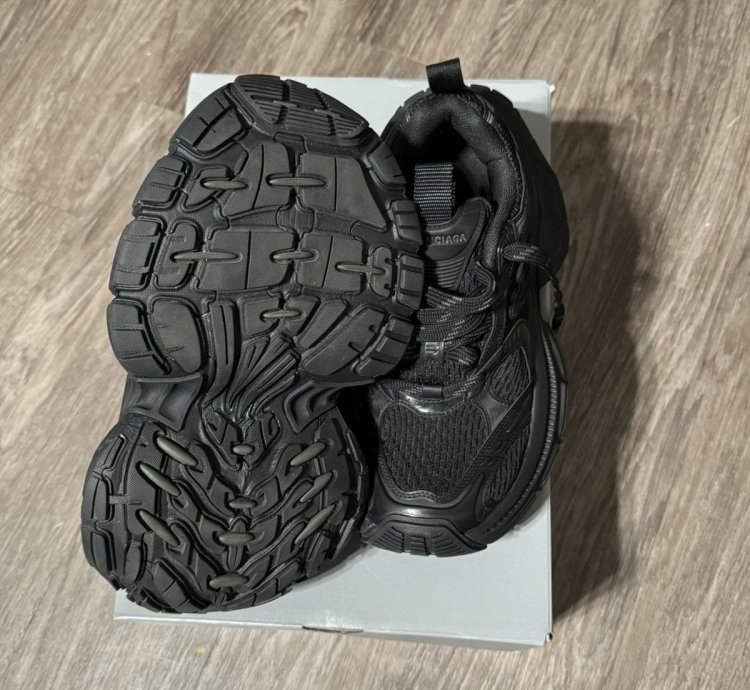 Balenciaga 10X Triple Black Mesh Sneakers