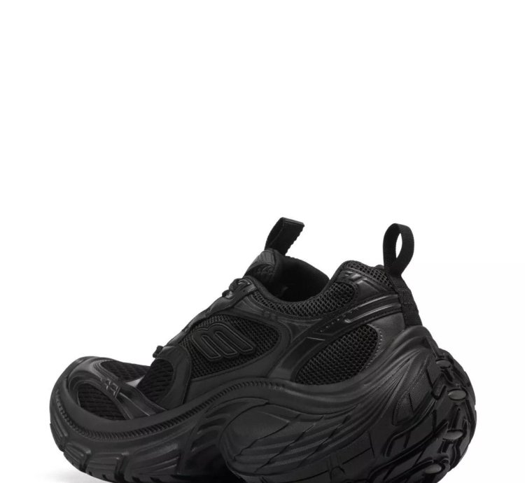 Balenciaga 10XL Black Low Top Sneakers New FW24