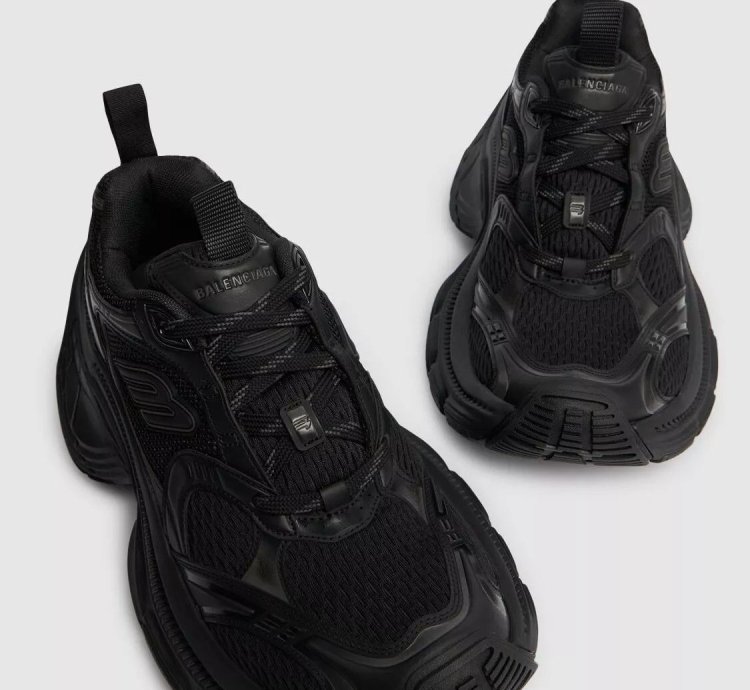 Balenciaga 10XL Black Low Top Sneakers New FW24