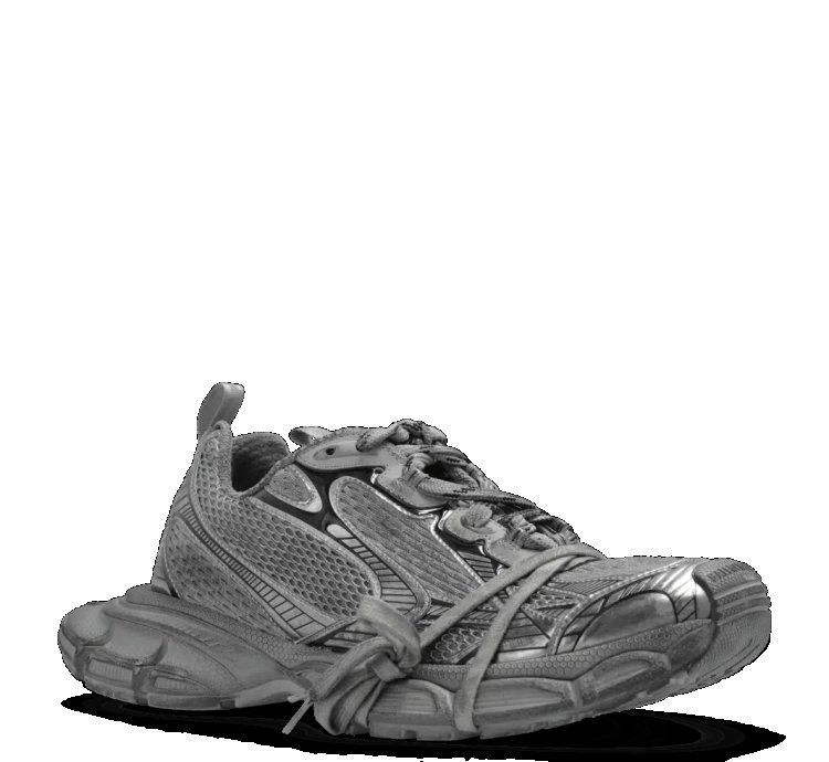 Balenciaga 3XL Men Gray Black Low Top Sneakers New