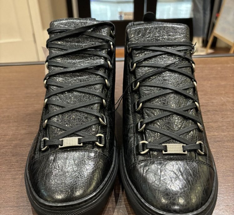Balenciaga Arena High Black Leather