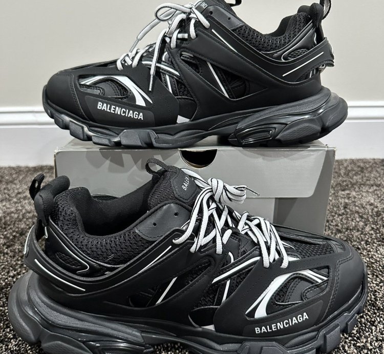 Balenciaga Black Track Sneakers