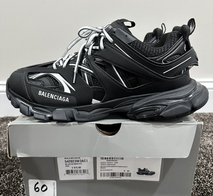Balenciaga Black Track Sneakers