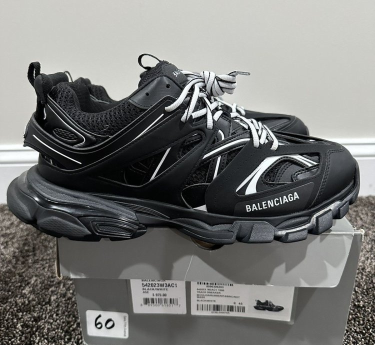 Balenciaga Black Track Sneakers